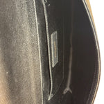 Yves Saint Laurent Black Leather Chyc Y Clutch Replacement Chain
