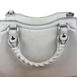 Balenciaga White Leather Neo Classic Le City Two-Way Bag