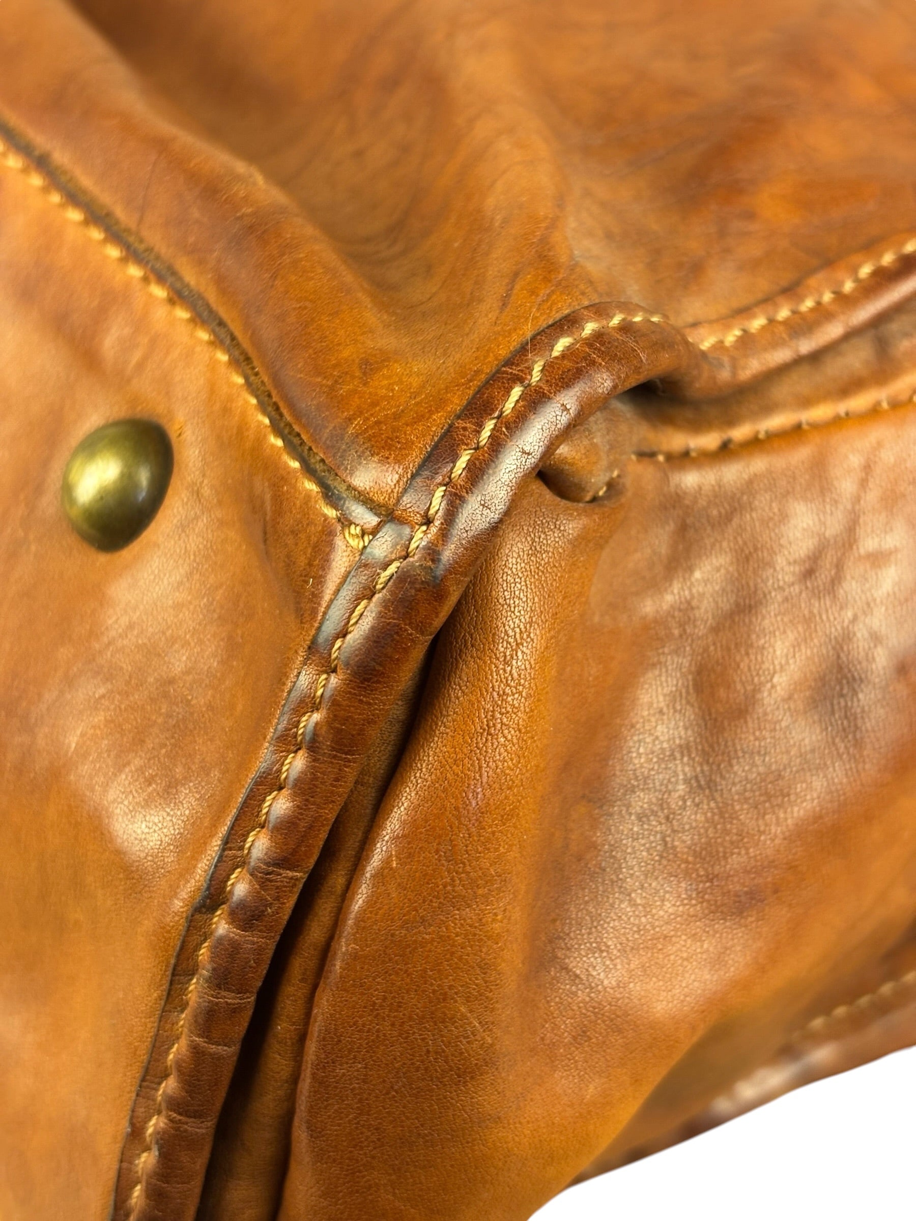 Campomaggi Brown Leather Messenger Bag