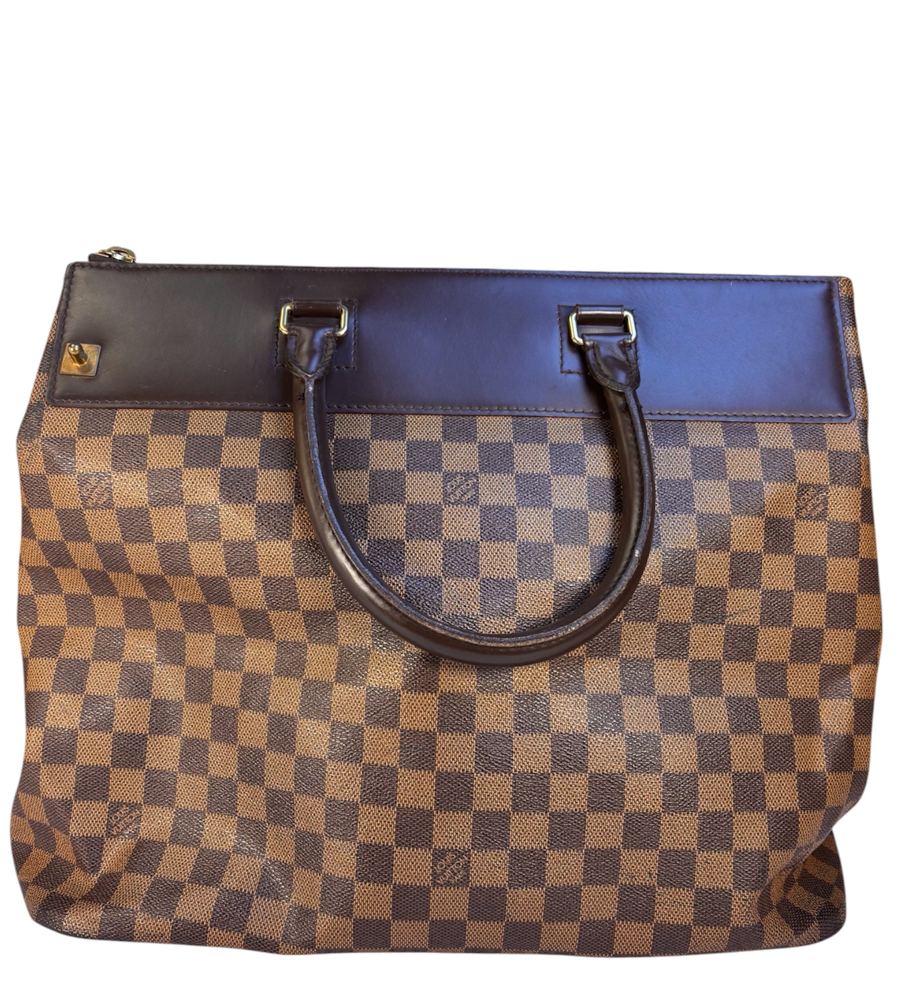 Louis Vuitton Damier Ebene Greenwich Handbag GM