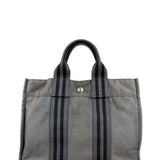 Hermes Grey Canvas Fourre Tout PM