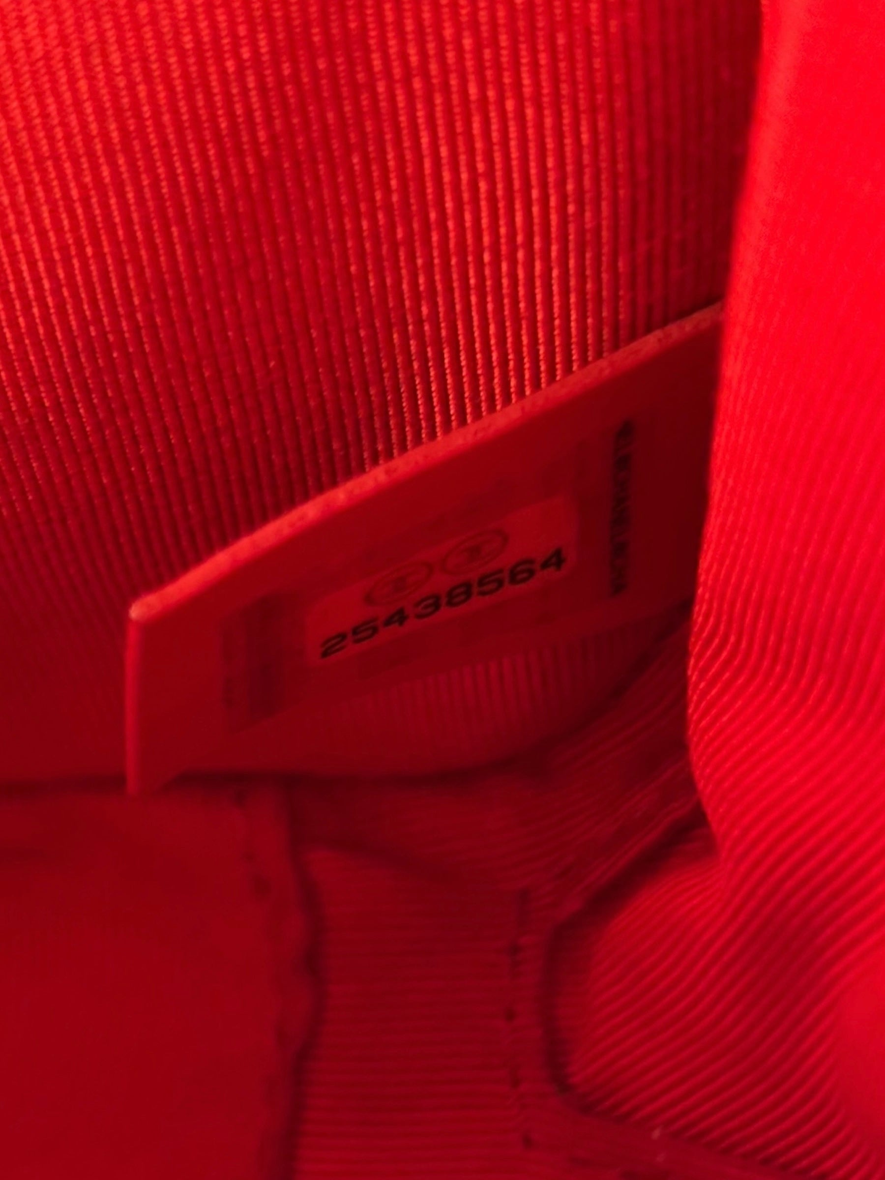 Chanel Red Quilted Lambskin Nano CC Box Camera Bag 2018