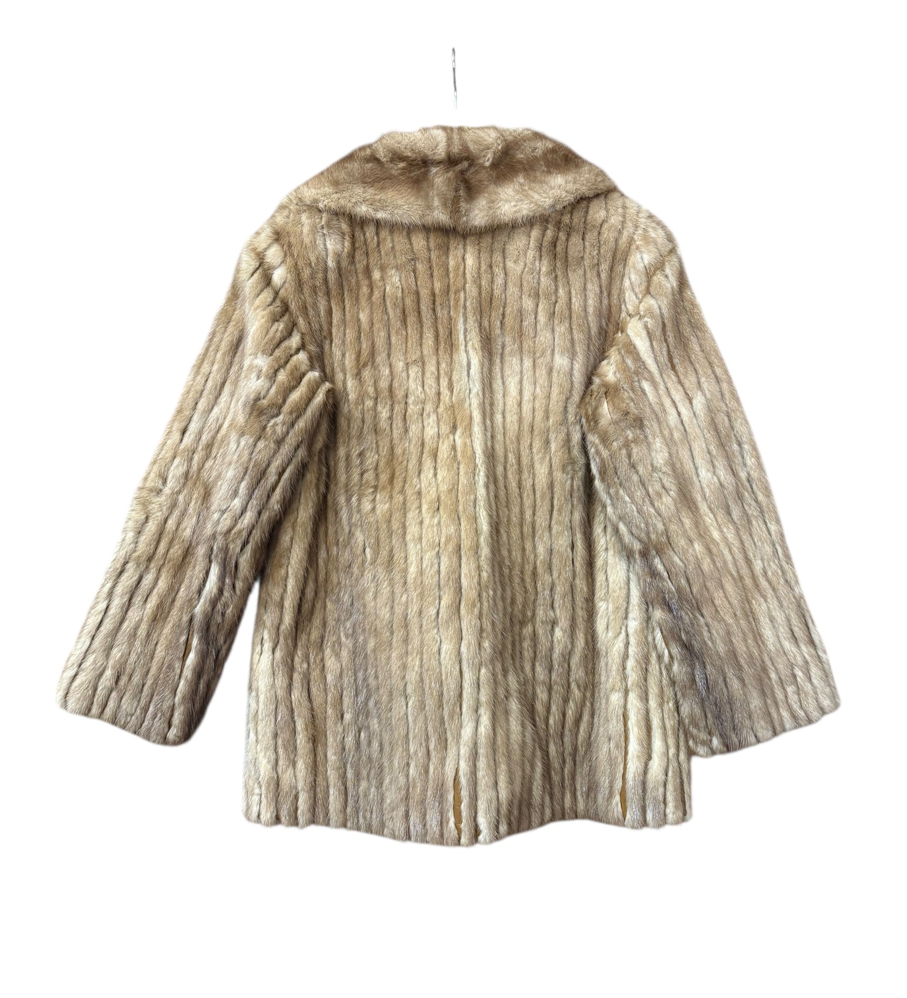 Vintage Light Brown Mink Fur Coat