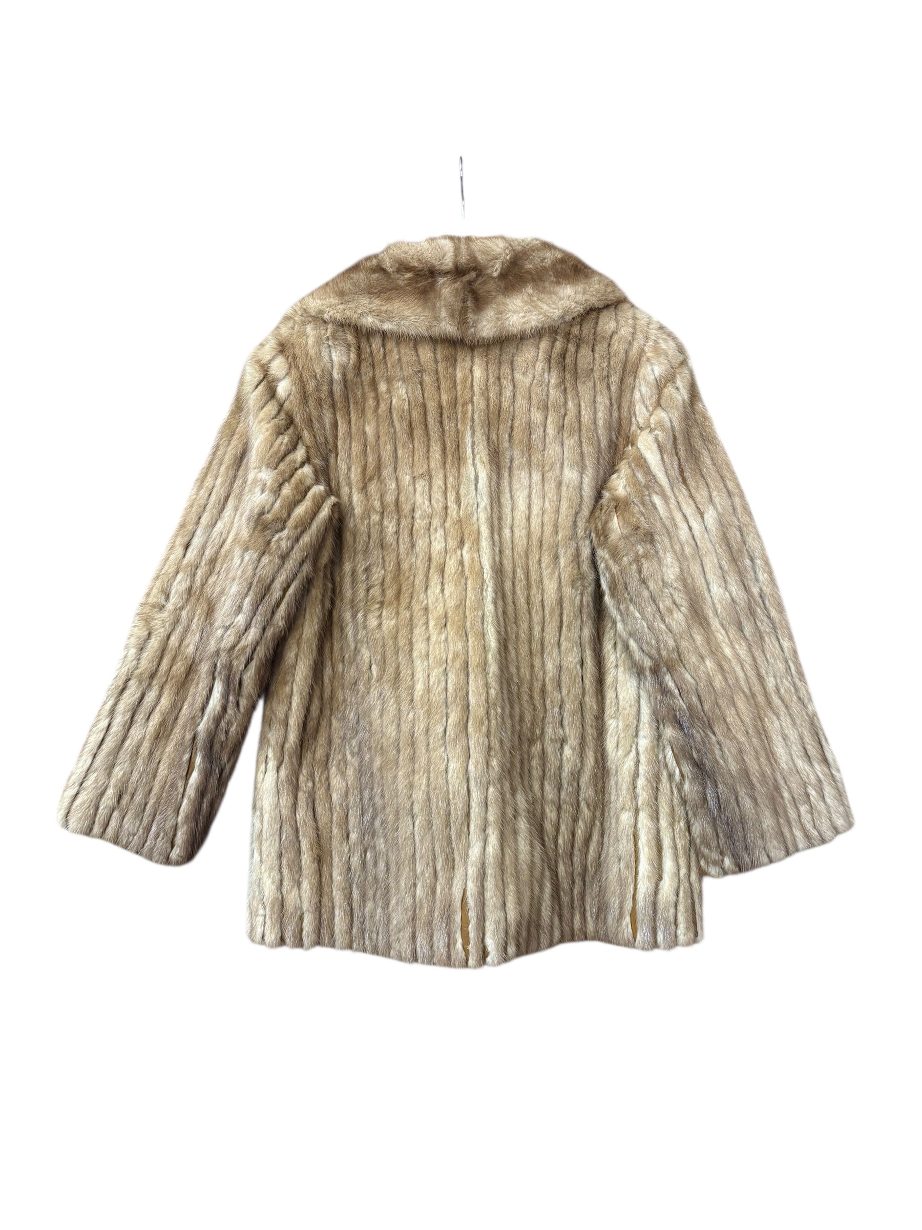 Vintage Light Brown Mink Fur Coat