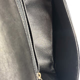 Chanel Black Patent Leather Trim/Cotton 2.55 Reissue Flap Bag 2000