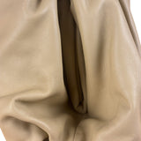 Bottega Veneta Beige Leather Pouch Clutch