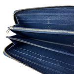 Louis Vuitton Navy Epi Long Zippy Wallet