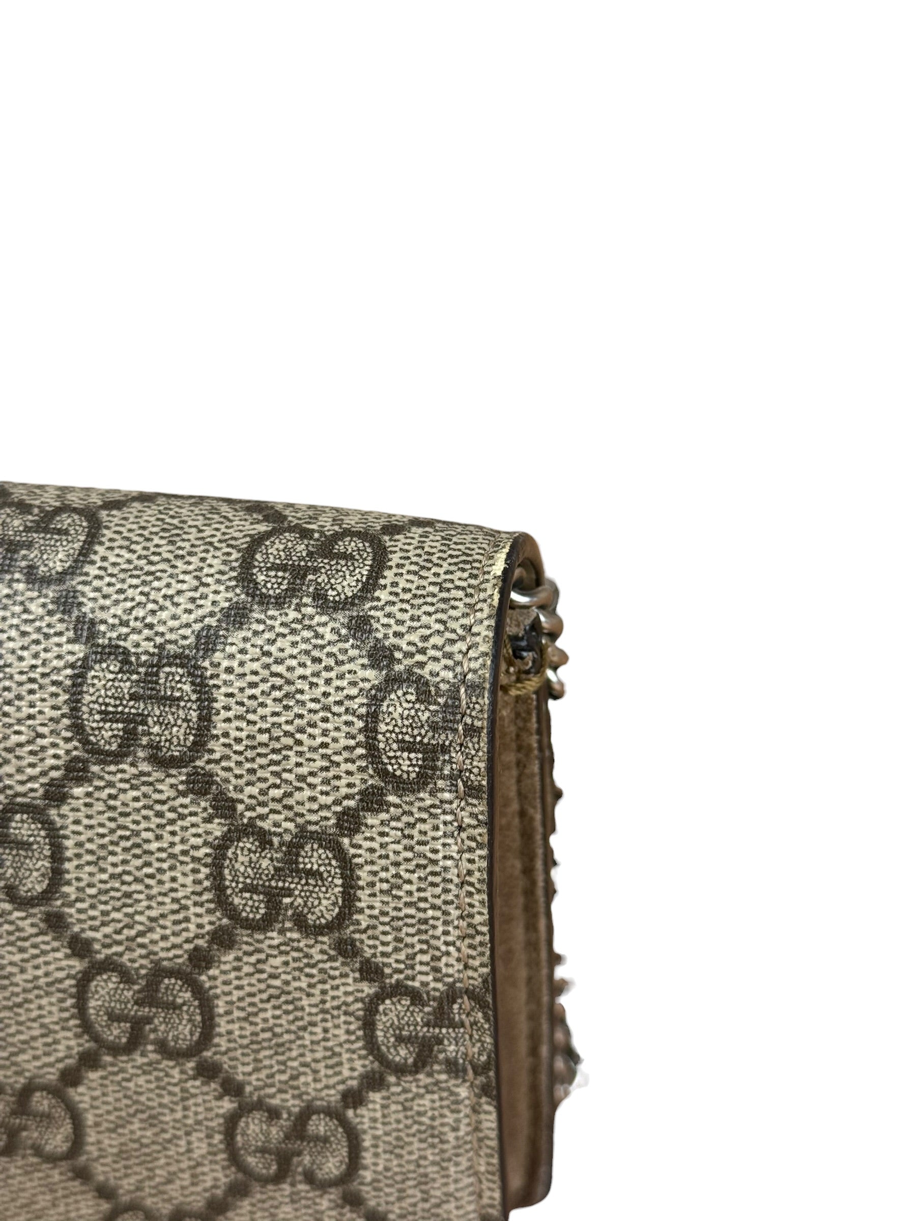 Gucci Dionysus GG Supreme Super Mini Bag Beige/Taupe