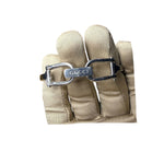 Gucci 1500L Brown 12/6 Dial SS Bangle