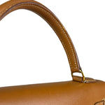 Hermes Kelly 32 Sellier Epsom Gold Handbag 1995