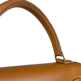 Hermes Kelly 32 Sellier Epsom Gold Handbag 1995