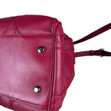 Christian Dior Red Granville Cannage 2Way Handbag