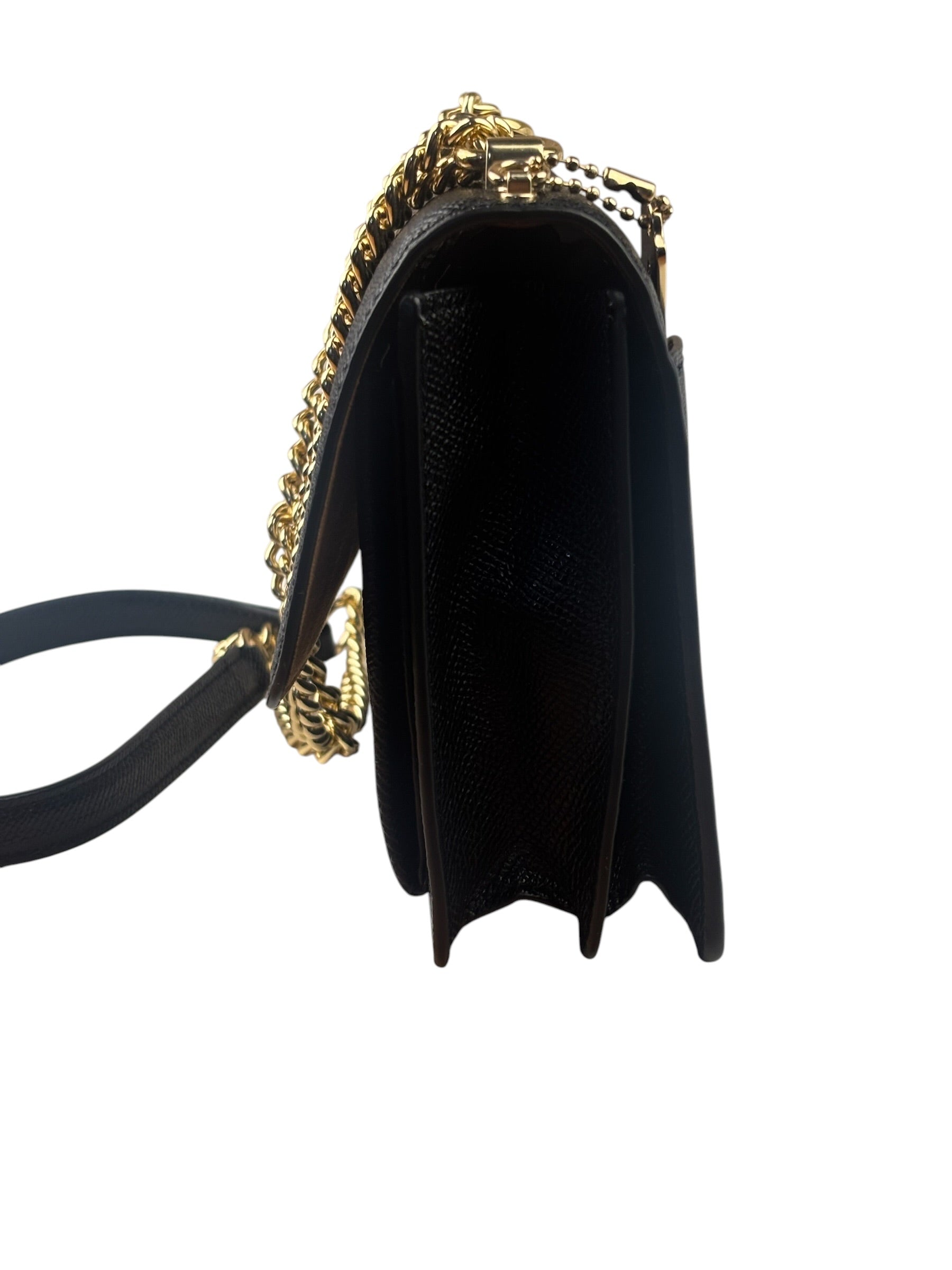Coach Black Leather Klare Crossbody Bag