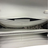 Fendi x Marc Jacobs Grey/Neon Yellow Roma Flap Wallet On Chain