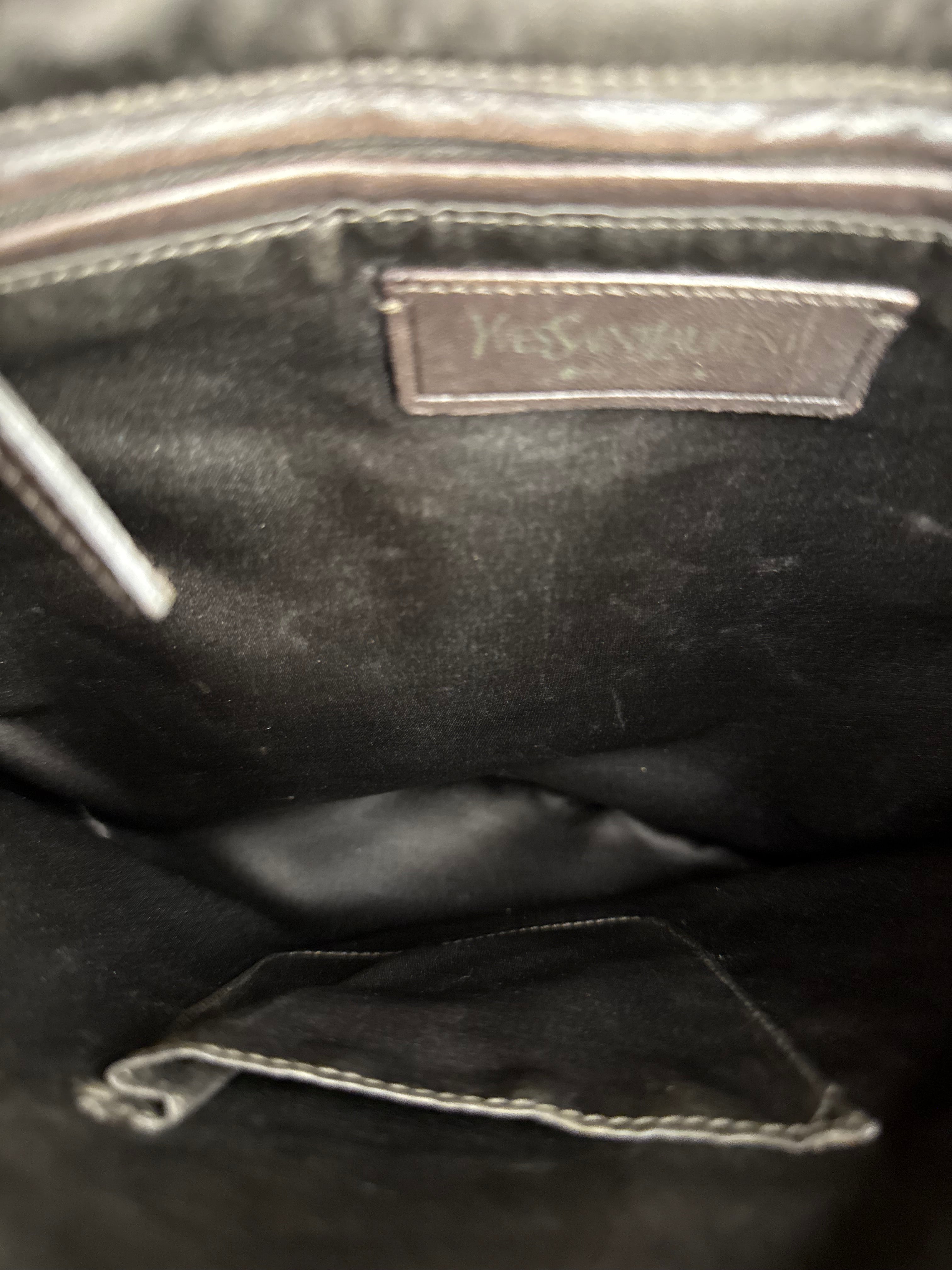 Yves Saint Laurent Tan Brown Messenger Bag