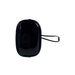 Prada Black Patent Leather Mini Chain Pouch