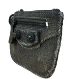 Balenciaga Le Cagole Zip Pouch Denim