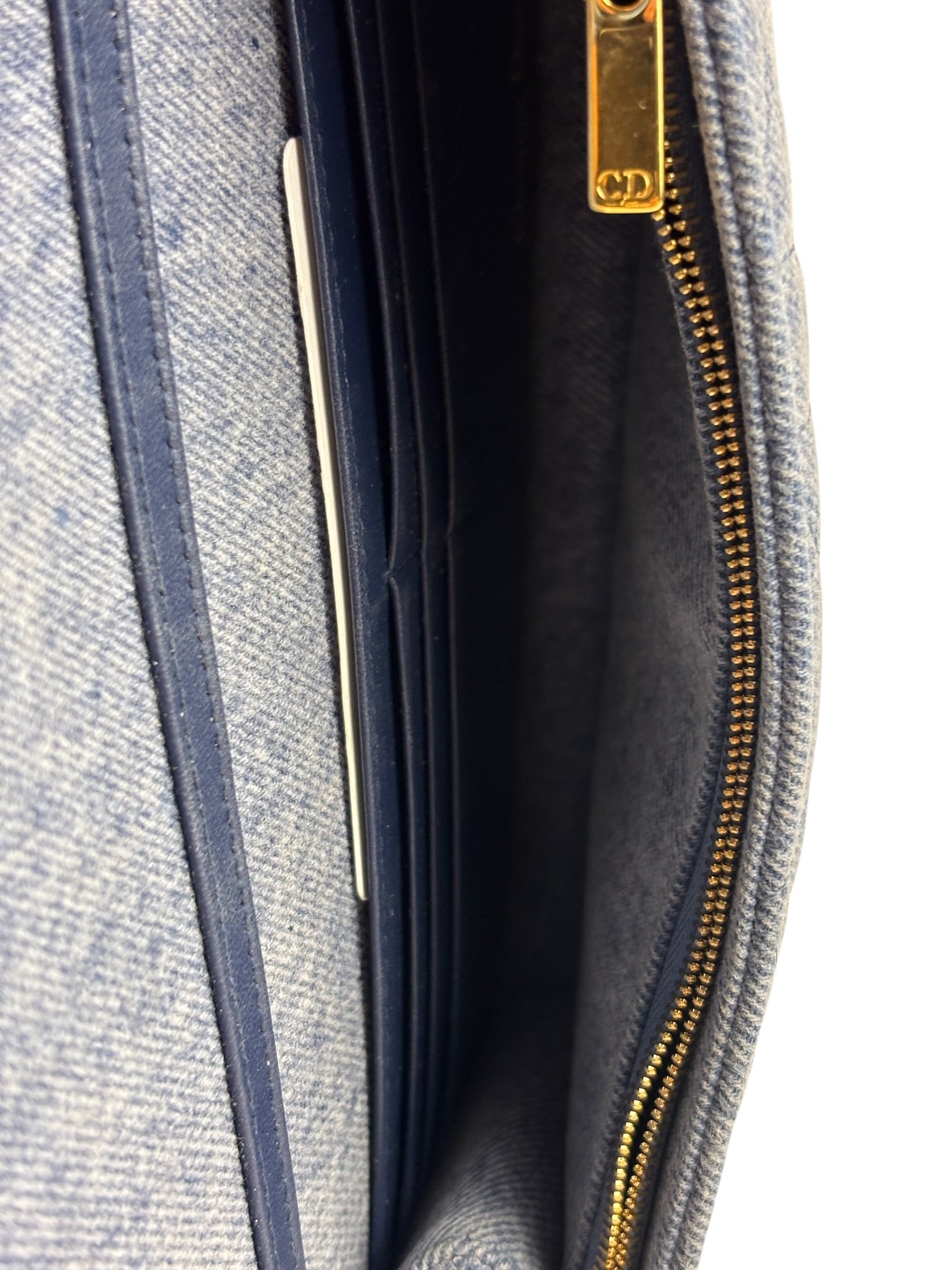 Christian Dior Denim Caro Crossbody