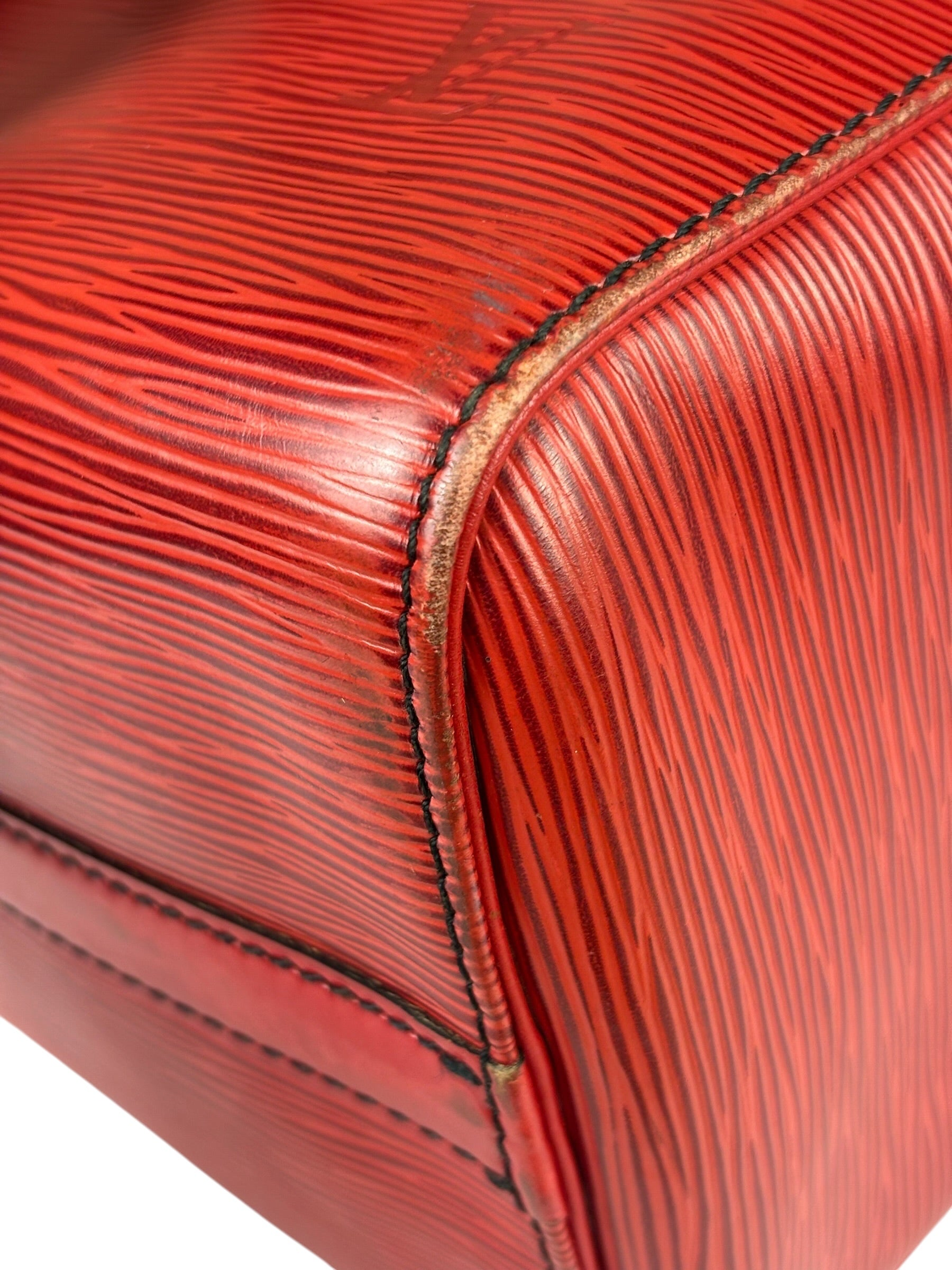 Louis Vuitton Red Epi Leather Speedy 25