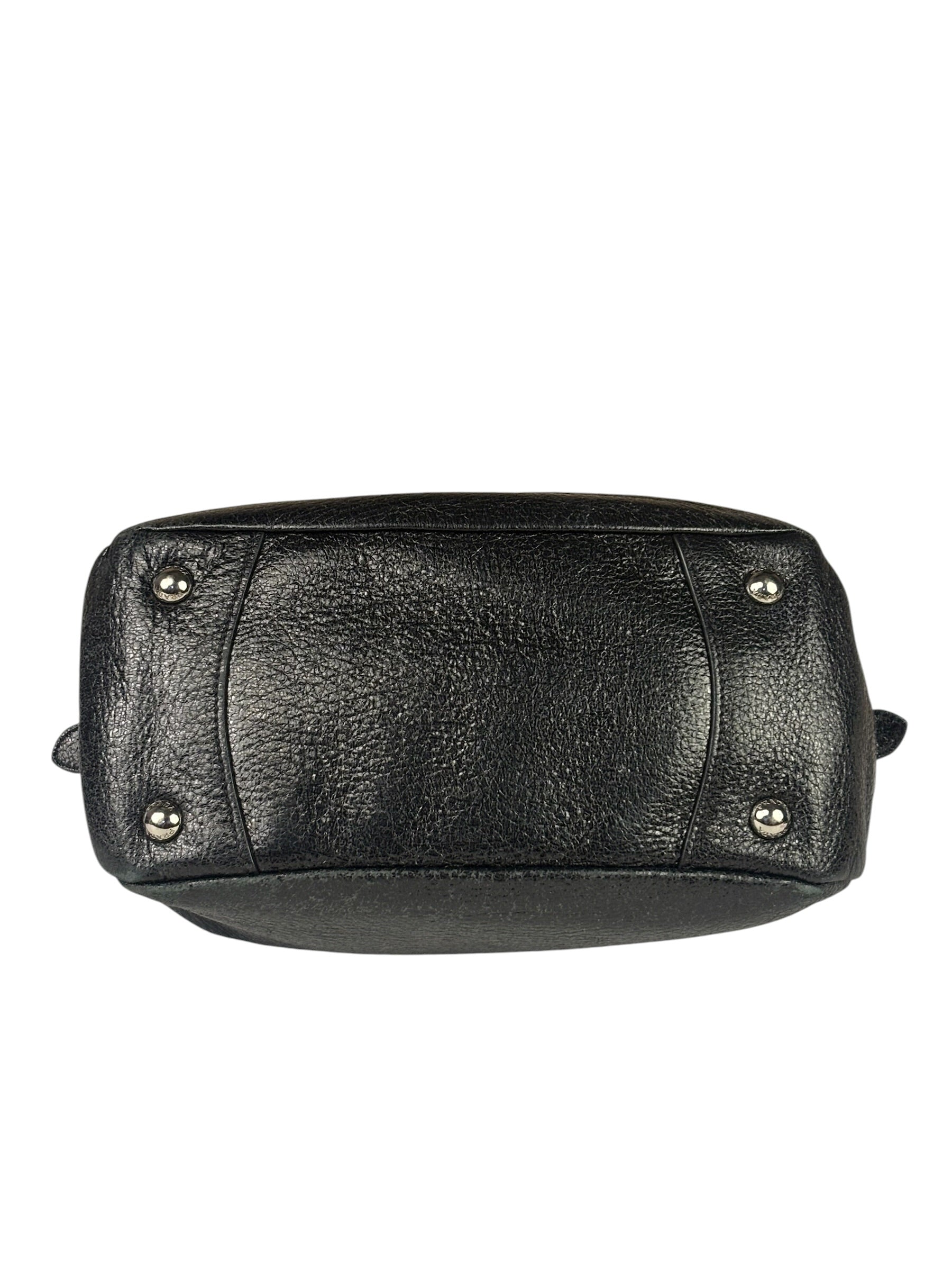 Prada Black Leather Shoulder Bag