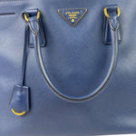 Prada Navy Saffiano Leather Galleria Tote