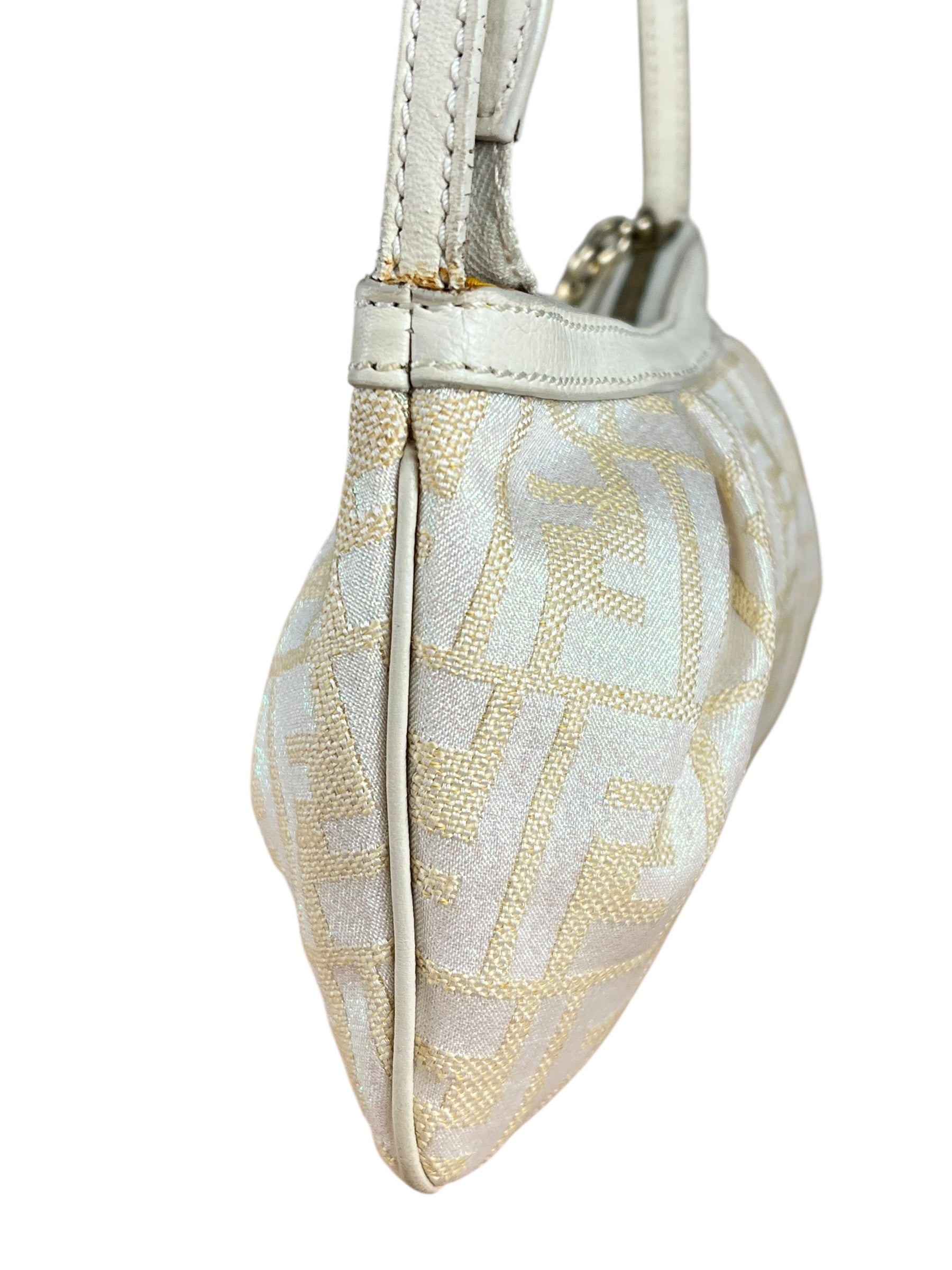 Fendi Sparkle Zucca Pochette Shoulder Bag