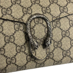 Gucci Beige Leather GG Dionysus Small Wallet On Chain