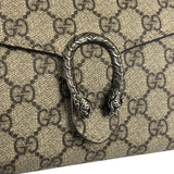 Gucci Beige Leather GG Dionysus Small Wallet On Chain