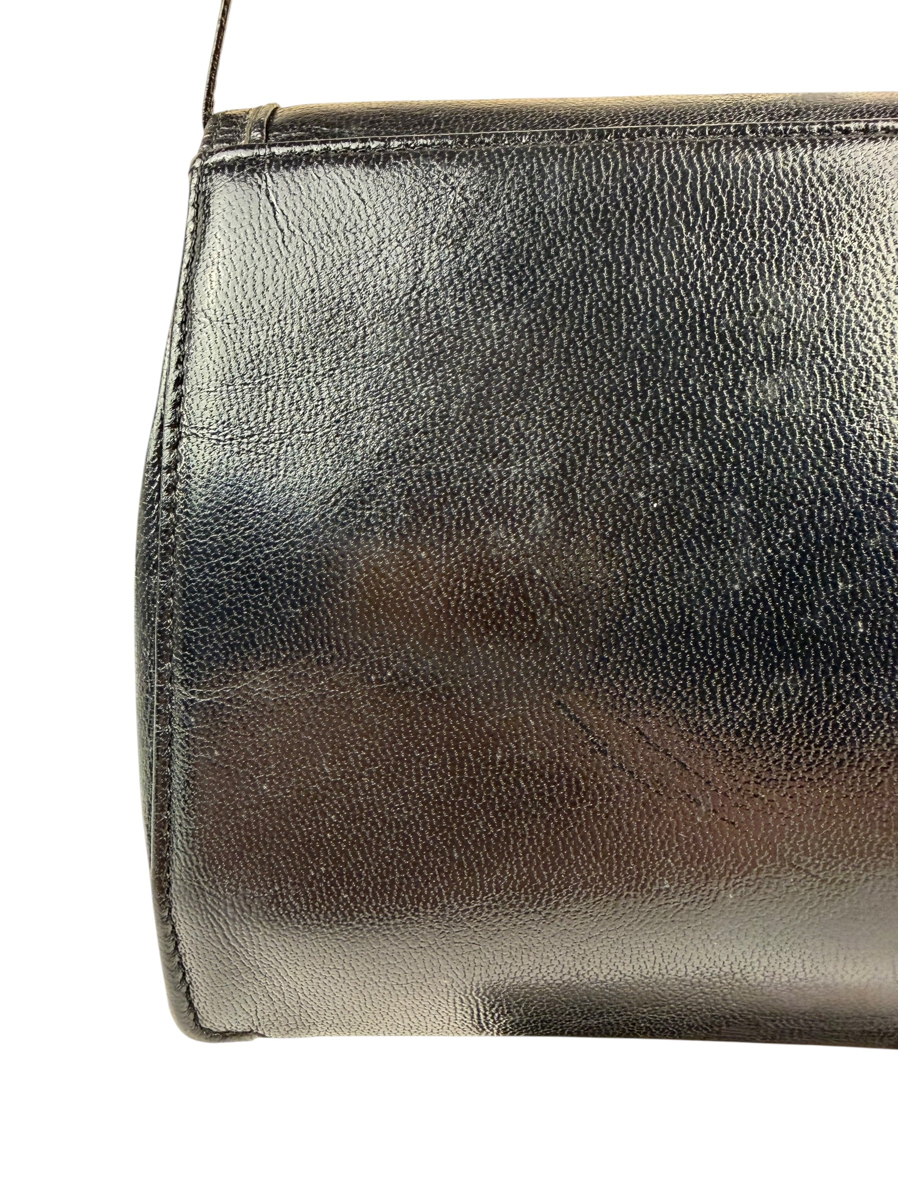 Chloe Vintage Black Leather Shoulder Bag