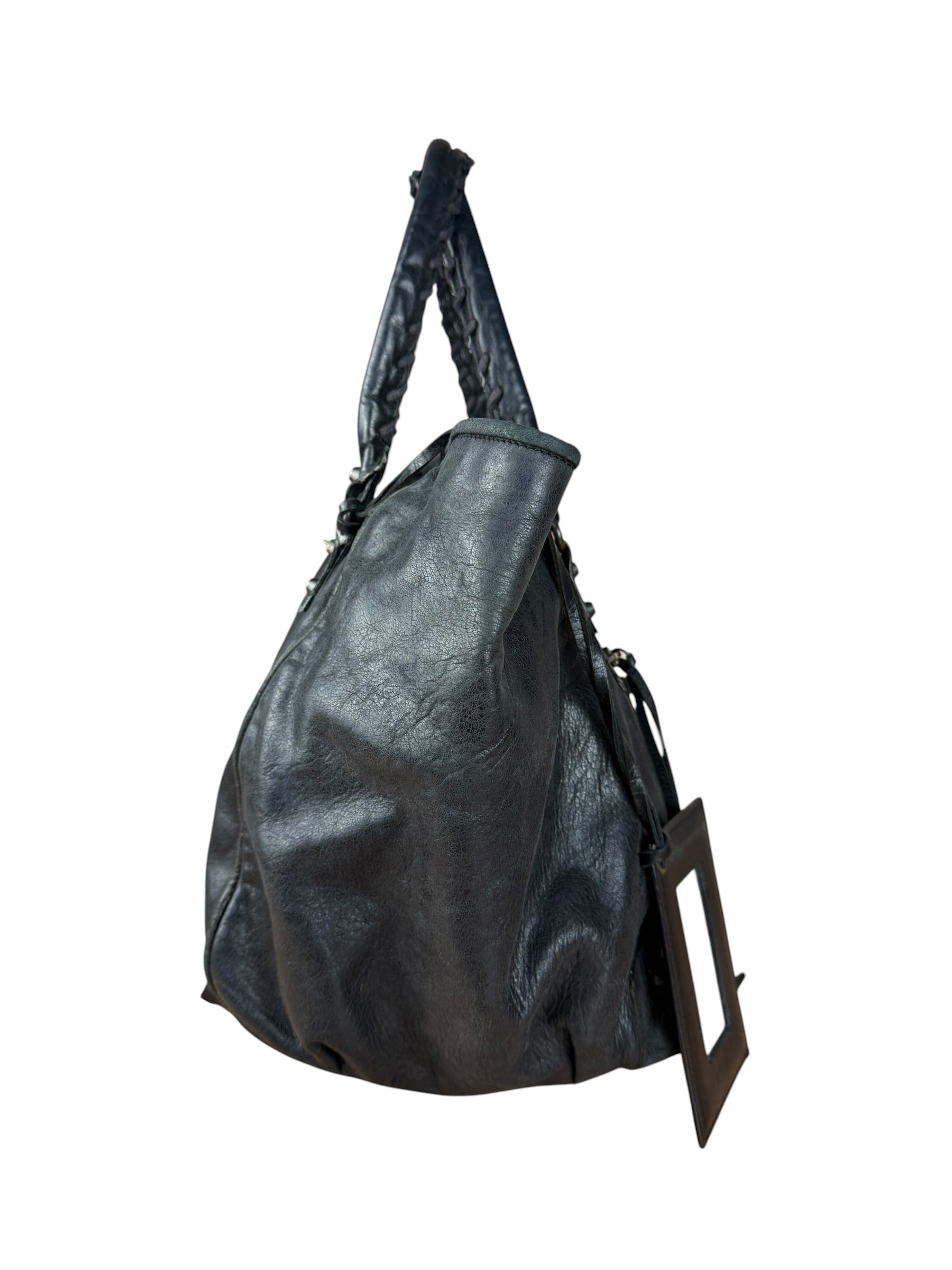 Balenciaga Dark Grey Sunday Le City Bag
