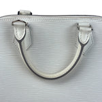 Louis Vuitton White Epi Leather Alma Hand Bag PM
