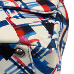 Chanel White-Multi Canvas Airline Printed XXL Travel Flap Bag 2016