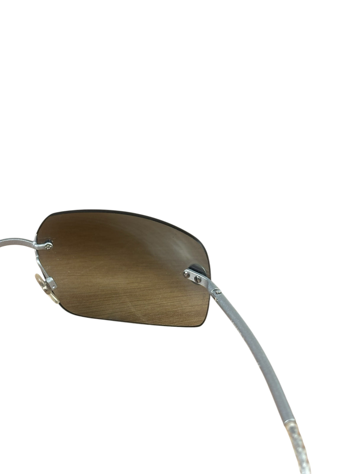 Chanel Silver Rimless C167/6V Sunglasses