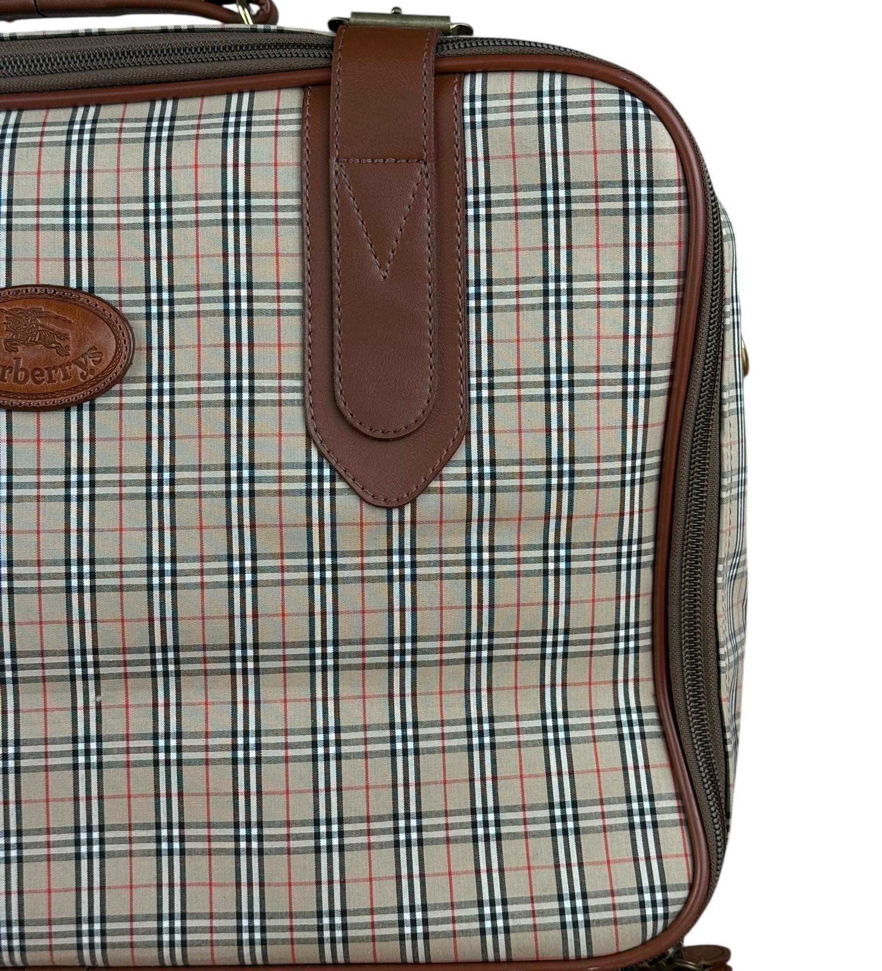 Burberrys Mini House Check Travel Bag