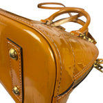 Louis Vuitton Mustard Orange Vernis Alma Two-Way Bag BB