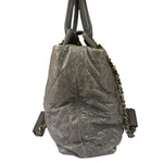 Chanel Grey Quilted Calfskin Paris-Bombay Bindi Two-Way Tote 2012