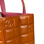 Chanel Chocolate Bar Patent Tote 2002