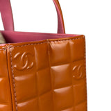 Chanel Chocolate Bar Patent Tote 2002