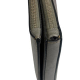 Prada Grey Saffiano Leather Pouch