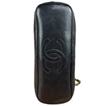 Chanel Vintage Black Leather Shoulder Bag