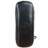 Chanel Vintage Black Leather Shoulder Bag