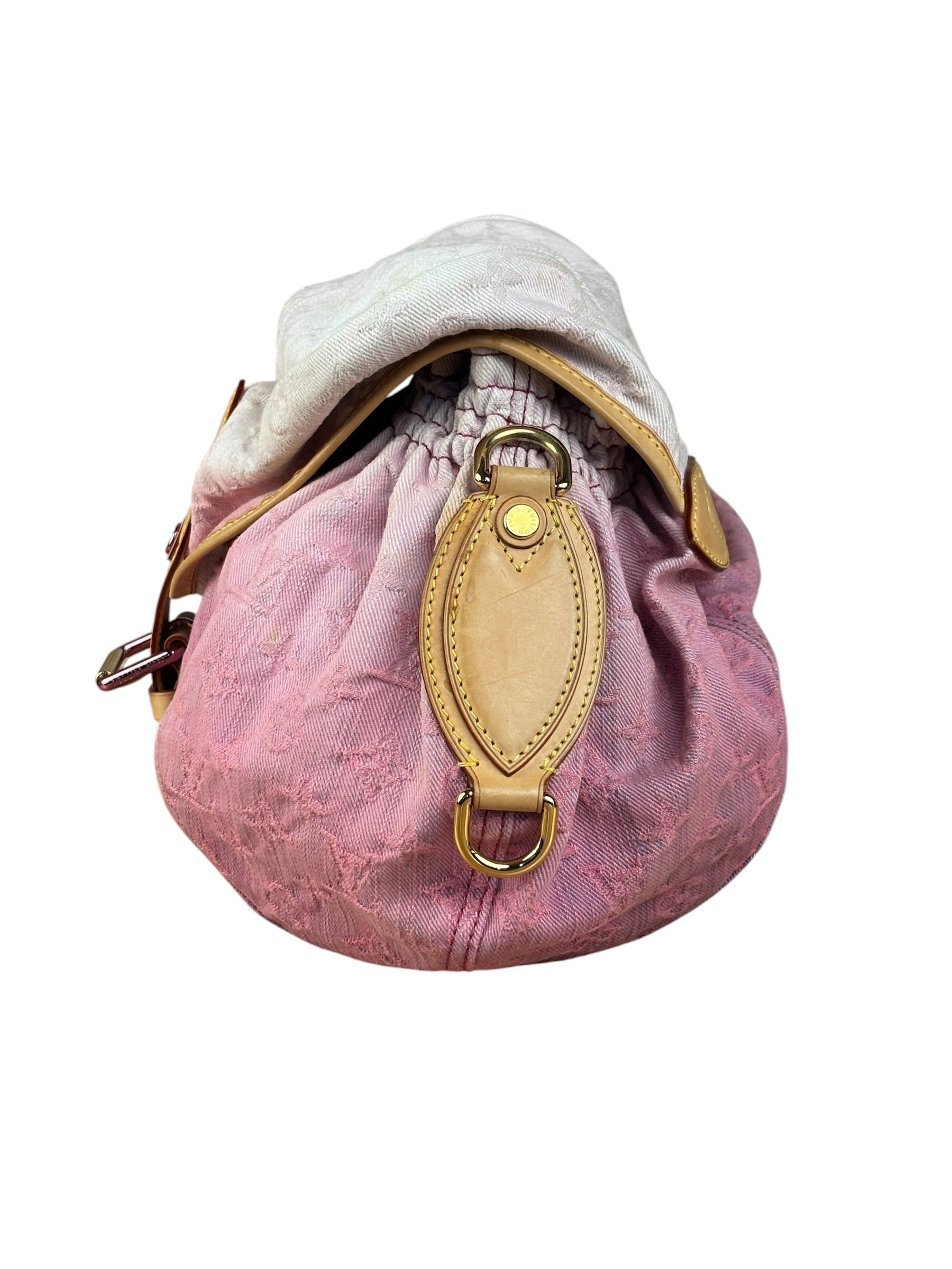 Louis Vuitton Pink Denim Monogram Sunshine Crossbody Bag