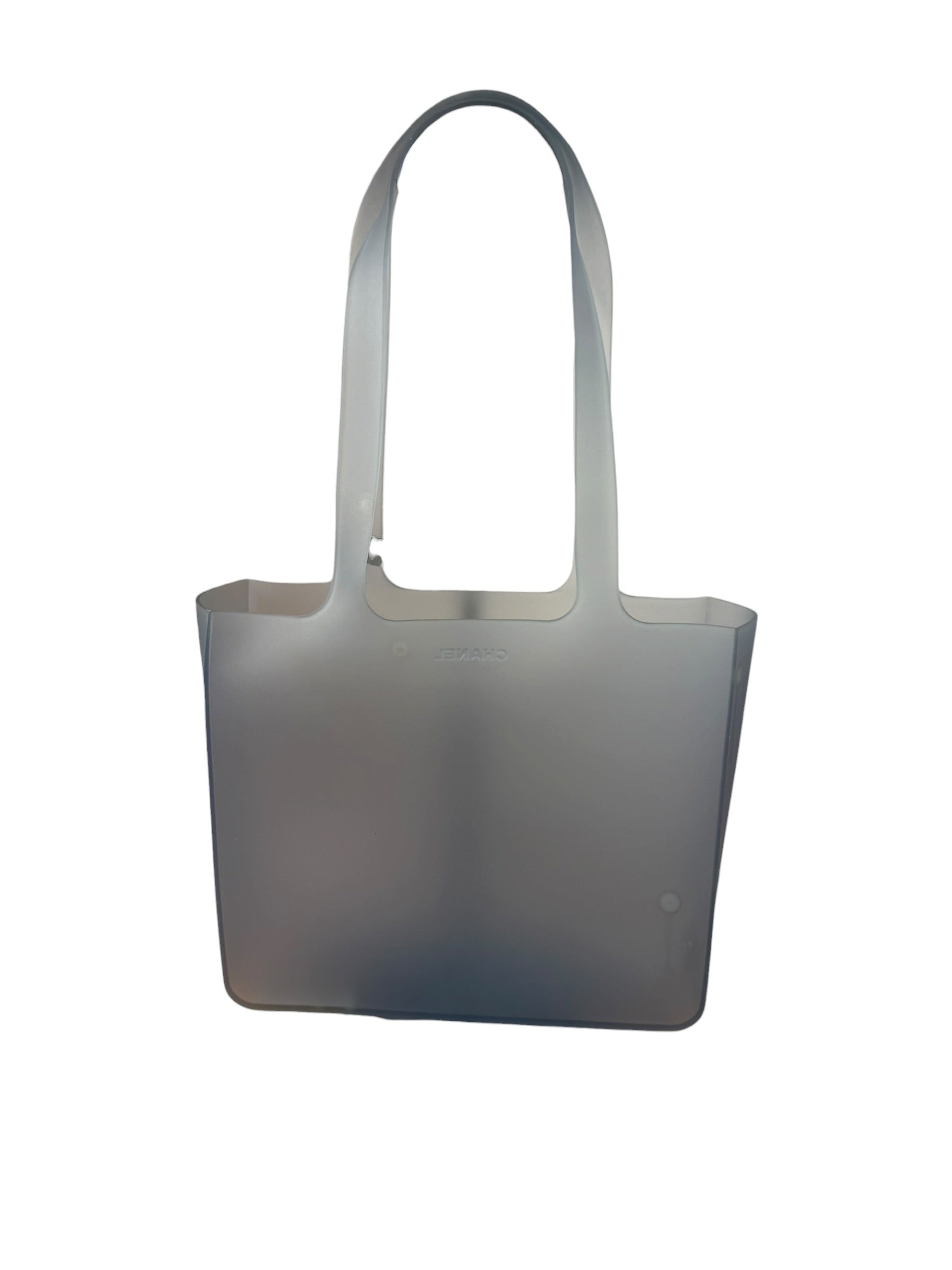 Chanel Blue Rubber Jelly Tote Bag