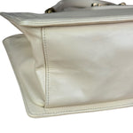 Chanel Ivory Leather Large Jetsetter Boy 2Way Handbag 2011
