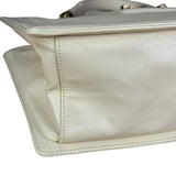Chanel Ivory Leather Large Jetsetter Boy 2Way Handbag 2011