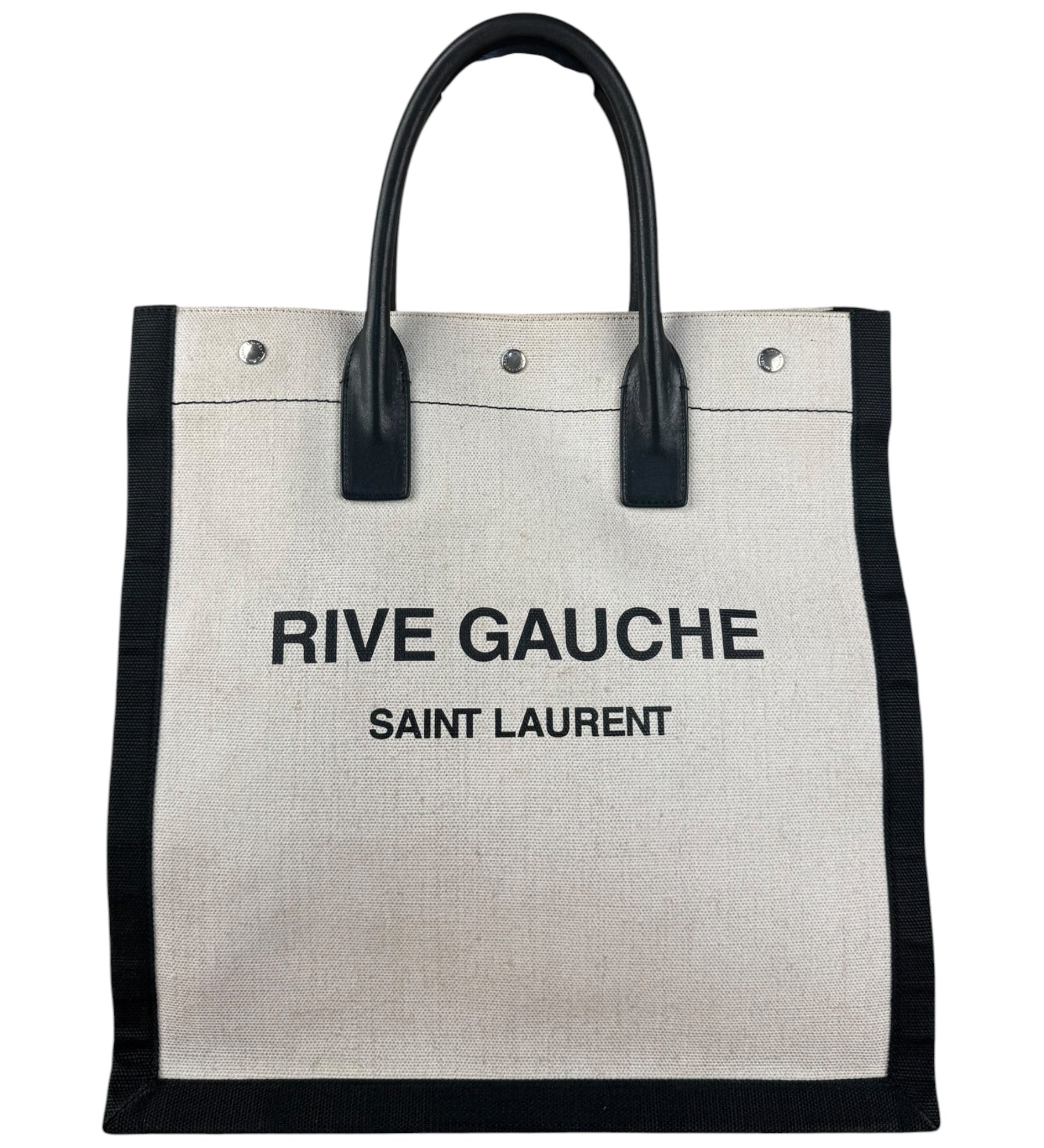 Yves Saint Laurent  Beige Rive Gauche Tote Bag