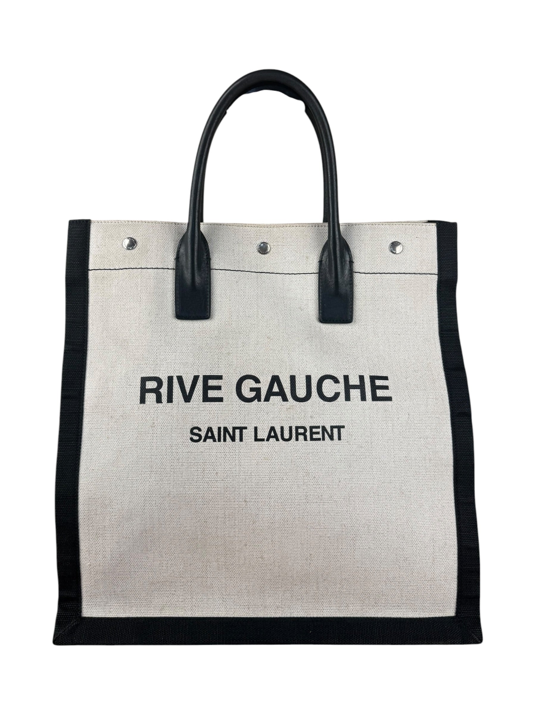 Yves Saint Laurent  Beige Rive Gauche Tote Bag