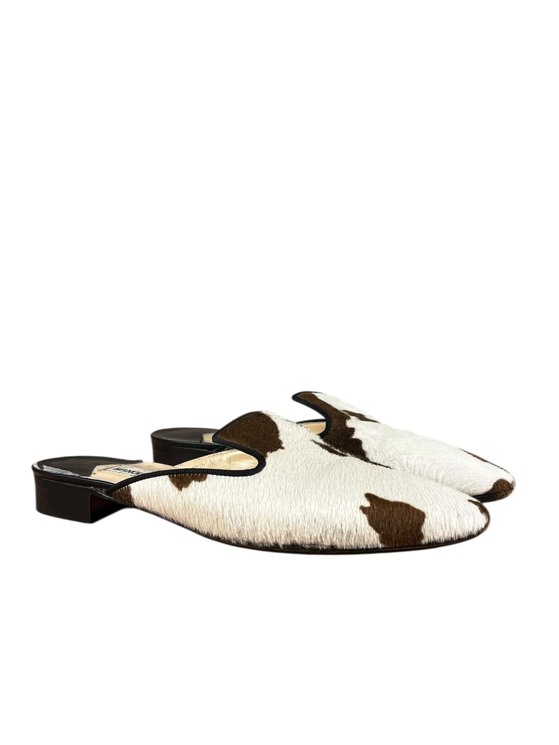 Manolo Blahnik Pony Hair Mule