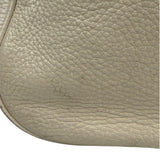 Coach Cream Pebbled Leather Hobo Bag