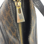 Celine Coated Canvas Stripped Macadam Crossbody